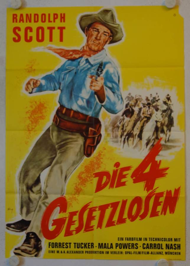 Rage at Dawn re-release german movie poster
